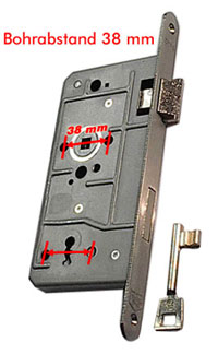 Bohrlochabstand 38 mm Bohrabstand