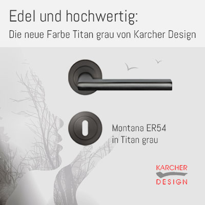 Titan grau - die neue Farbe von Karcher Design