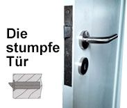 Schlösser stumpfe Zimmertüren