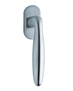 1083 (Sara) Fenstergriff oval Edelstahl matt o. pol. Scoop