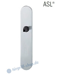 12-1418 ovales Langschild ASL® ohne Lochung (blind), 72mm, Vierkantaufnahme 8 mm, Edelstahl feinmatt FSB 12-1418 ovales Langschild ASL® ohne Lochung (blind), 72mm, Vierkantaufnahme 8 mm, Edelstahl feinmatt FSB