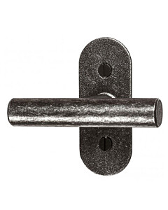 183 Fenstergriff (Kreuz) mit ovaler Rosette, mit Rasterung Multitac®, Stift 7 x 35 mm, schwarz passiviert von Halcö 183 Fenstergriff (Kreuz) mit ovaler Rosette, mit Rasterung Multitac®, Stift 7 x 35 mm, schwarz passiviert von Halcö