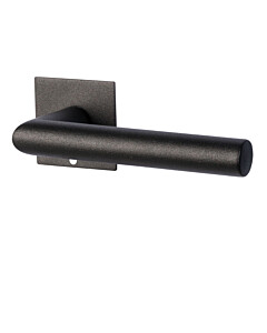 Ronny II Square Solo - R PLANO quadratische Rosettengarnitur ohne Schlüsselrosetten BB GK3 Schwarzstahl Optik Südmetall Ronny II Square Solo - R PLANO quadratische Rosettengarnitur ohne Schlüsselrosetten BB GK3 Schwarzstahl Optik Südmetall