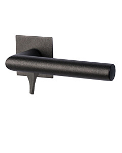 Ronny II Square Solo - R PLANO quadratische Rosettengarnitur ohne Schlüsselrosetten WC GK3 Schwarzstahl Optik Südmetall Ronny II Square Solo - R PLANO quadratische Rosettengarnitur ohne Schlüsselrosetten WC GK3 Schwarzstahl Optik Südmetall