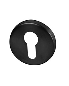 Profilzylinder Rosette Top Speed | rund | Schwarz matt | von Südmetall