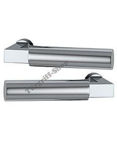 Drückerpaar Bauhaus Chrom von Jatec Drückerpaar Bauhaus Chrom von Jatec