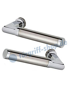 Drückerpaar Meteor Chrom/Edelstahl von Jatec Drückerpaar Meteor Chrom/Edelstahl von Jatec