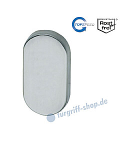 Ovalrosette Top Speed, ohne Lochung, 34 x 74 mm, Metallunterkonstruktion, Edelstahl matt Südmetall Ovalrosette Top Speed, ohne Lochung, 34 x 74 mm, Metallunterkonstruktion, Edelstahl matt Südmetall