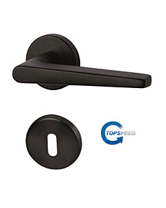 Sirius - R Rosettengarnitur Top Speed GK3 Schwarz matt von Südmetall - Buntbart