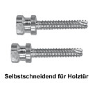 Stossgriff-Befestigung 111893 einseitig unsichtbar für Edelstahl-Stossgriff von Spitzer auf Holztür