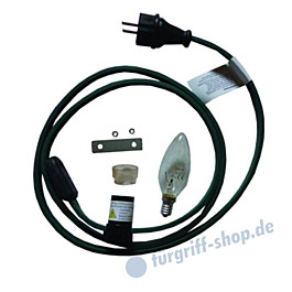 Außenbeleuchtung mit Glühbirne E14 inkl., Kabellänge 1,8 m - Gartenambiente