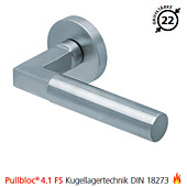 2016 Feuerschutzgarnitur Pullbloc® 4.1 FS Kugellager Edelstahl matt von Scoop 