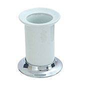 Behälter für Zahnbürsten K-4001 in Chrom / Porzellan weiß Karan Beschläge