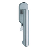 1009 (Thema U) Fenstergriff abschließbar, ovale Olive, Edelstahl matt o. poliert Scoop 1009 (Thema U) Fenstergriff abschließbar, ovale Olive, Edelstahl matt o. poliert Scoop