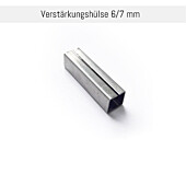 Verstärkungshülse 6/7 mm zum Ausgleich Drückerstift/Schlossnuss von Südmetall Verstärkungshülse 6/7 mm zum Ausgleich Drückerstift/Schlossnuss von Südmetall