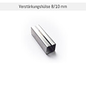 Verstärkungshülse 8/10 mm zum Ausgleich Drückerstift/Schlossnuss von Südmetall Verstärkungshülse 8/10 mm zum Ausgleich Drückerstift/Schlossnuss von Südmetall