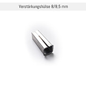 Verstärkungshülse 8/8,5 mm zum Ausgleich Drückerstift/Schlossnuss von Südmetall Verstärkungshülse 8/8,5 mm zum Ausgleich Drückerstift/Schlossnuss von Südmetall