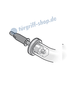 Befest.-Set | 05-0580 | für FSB-Stossgriff 61-6112 einseitig unsichtbar (MHK)