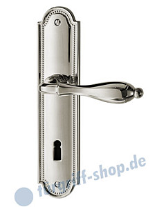 Belle Epoque S Langschildgarnitur Nickel poliert von Jatec