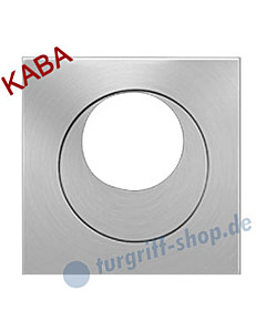 Rosette EZ 1340 quadratische Rosette Kaba versetzt Edelstahl-matt Karcher