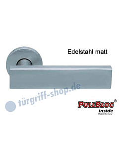 1019 Rosettengarnitur PullBloc Edelstahl matt von Scoop