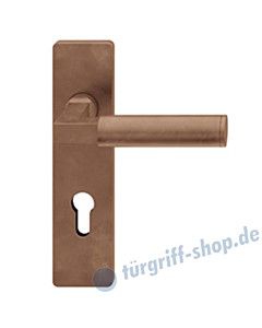 12-1102 PZ Kurzschildgarnitur ASL® von FSB Bronze hell patiniert gewachst