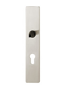 12-1410 eckiges Langschild ASL® mit PZ-Lochung, 72mm, Vierkantaufnahme 8 mm, Alu F1 FSB