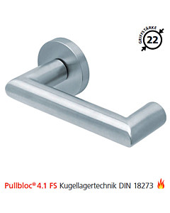 2009 Feuerschutzgarnitur Pullbloc® 4.1 FS Kugellager Edelstahl matt von Scoop 