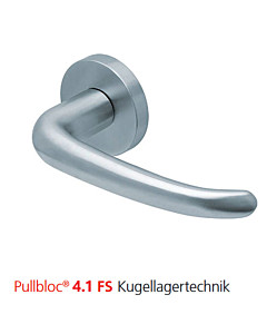 2103 Feuerschutzgarnitur Pullbloc® 4.1 FS Kugellager Edelstahl matt von Scoop 