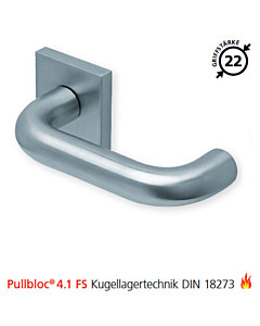 2104 quadratische Feuerschutzgarnitur Pullbloc® 4.1 FS Kugellager von Scoop 