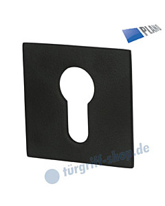 Schutzrosette Plano Square 52x52 mm schwarz matt Südmetall