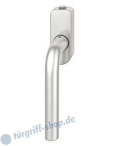 Fenstergriff FSB 34-1075 absperrbar mit Druckknopf Alu natureloxiert von FSB