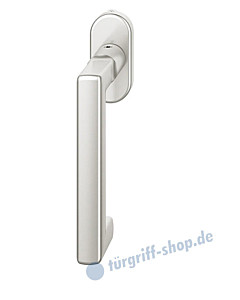 Fenstergriff FSB 34-1232 ovale Rosette nicht abschließbar Alu F1 natureloxiert