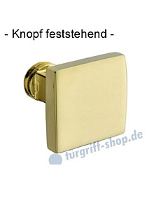 Knopf 373-508 feststehend, ungebohrt 50 x 50mm in Ultra Messing Jatec