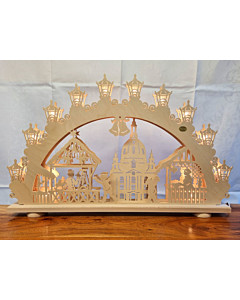 3D-Lichterbogen Dresdener Striezelmarkt von Saico