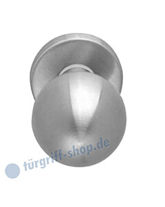 Kugelknopfrosette Ø50 mm zentr. feststeh. Edelstahl Lienb