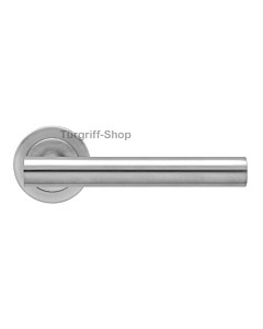Rosettenhalbgarnitur Manhattan Edelstahl matt PZ für innen Karcher Design