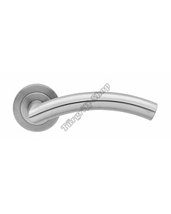 Rosettenhalbgarnitur Korsika Edelstahl matt PZ für innen Karcher Design