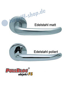 1103 (Dragon) FS Rosettengarnitur PullBloc Edelstahl von Scoop