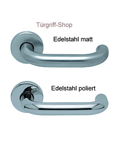 1104 (Ronda) FS Rosettengarnitur PullBloc Edelstahl von Scoop