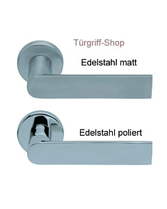 1008 (Semi) FS Rosettengarnitur PullBloc Edelstahl von Scoop
