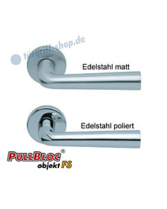 1004 (Jericho) FS Rosettengarnitur PullBloc Edelstahl von Scoop