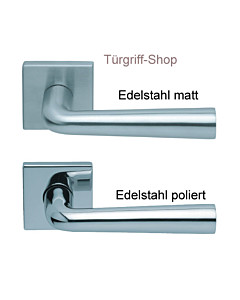 1004 (Jericho) FS Quadrat-Rosettengarnitur PullBloc Edelstahl Sc