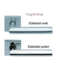 1108 (Jade I) FS Quadrat-Rosettengarnitur PullBloc Edelstahl Scoop