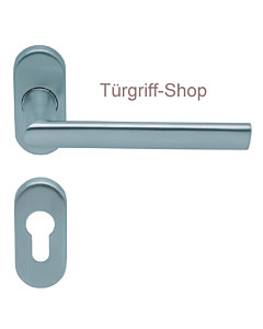 1109 (Jade II) FS-Rosettengarnitur oval PullBloc Edelstahl Scoop
