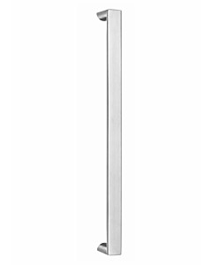 Stoßgriff 6389E | 40 x 20 mm Halbrundprofil | gerade Stützen | diverse Längen | Edelstahl matt von Spitzer
