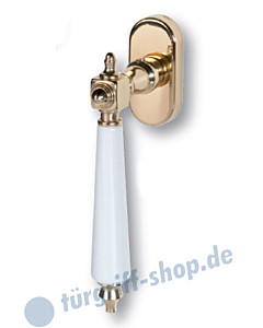 Thor Fenstergriff Messing/weiß von Südmetall