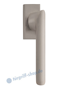 8010 Fenstergriff auf eckiger Rosette in Nickel-matt von Scoop