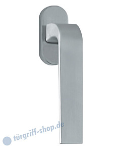 8077 Fenstergriff auf Ovalrosette in Chrom-matt von Scoop