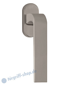 8077 Fenstergriff auf Ovalrosette in Nickel-matt von Scoop